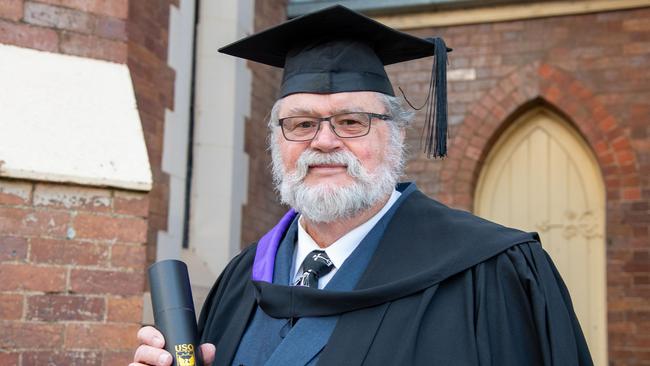 Daryl Dawes, Bachelor of Laws. UniSQ graduation ceremony at Empire Theatre. Wednesday, June 28, 2023