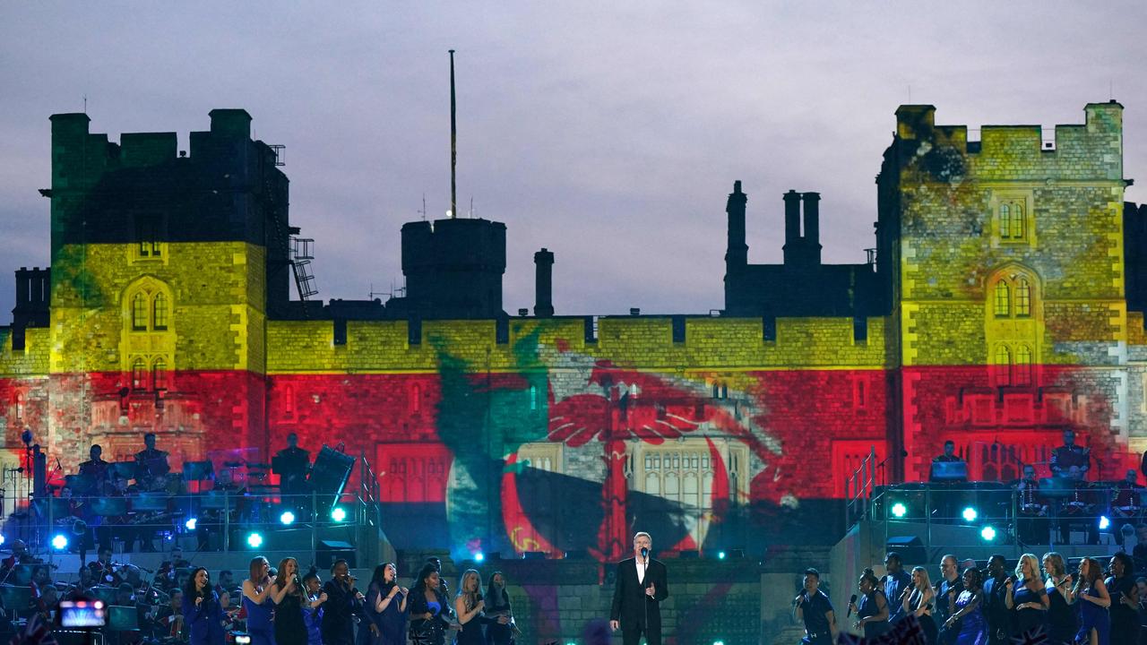 English musician Steve Winwood performs inside Windsor Castle grounds. Picture: AFP