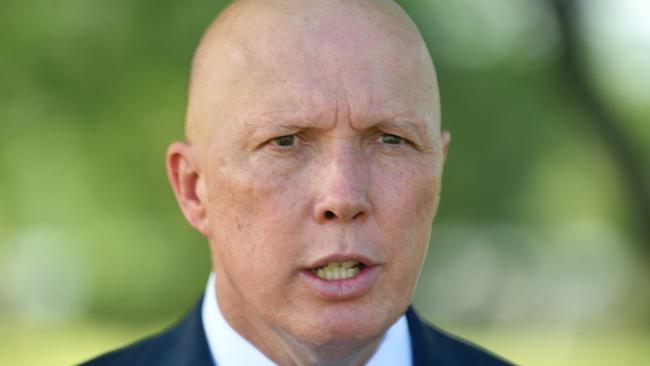 Defence Minister Peter Dutton. Picture: Evan Morgan