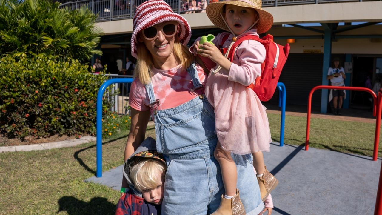 Sonny, Toni and Lola at the Gympie District Show 2023. Picture: Christine Schindler