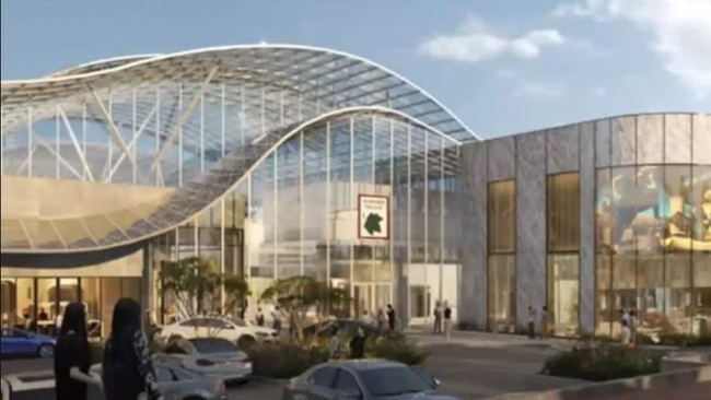 Artist impression of the updated plans for Burnside Village from Portrush Rd. Picture: Cohen Group