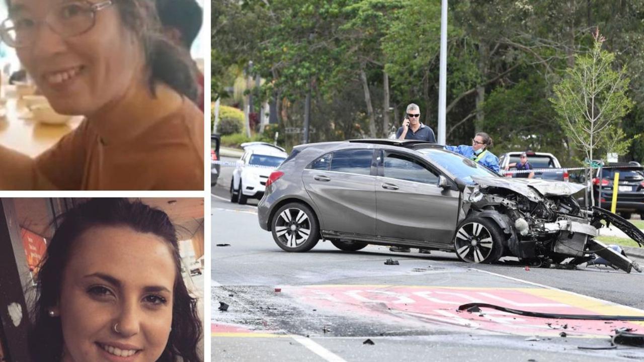 Stella Tan (top left) and Gypsy Satterley (bottom left) were both killed in Queensland crashes this year involving alleged stolen cars.