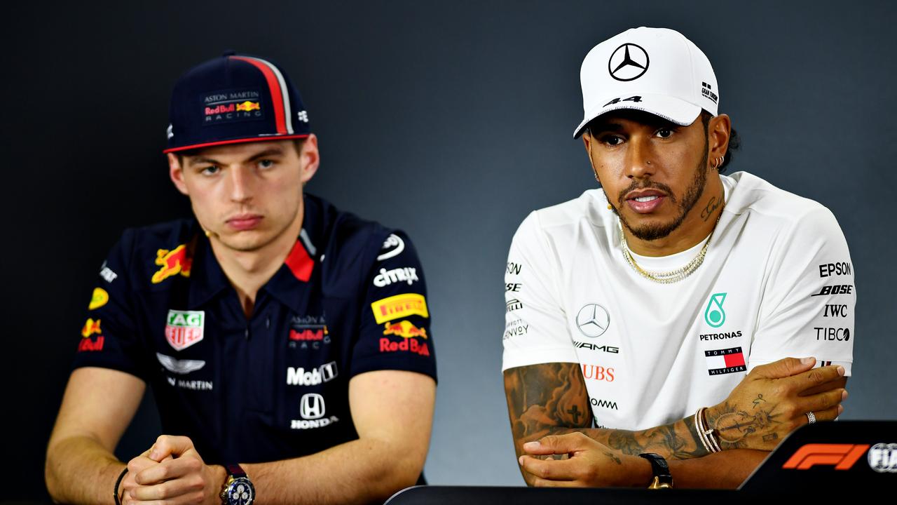 Max Verstappen didn’t like Lewis Hamilton’s post-Mexico comments. Picture: Clive Mason