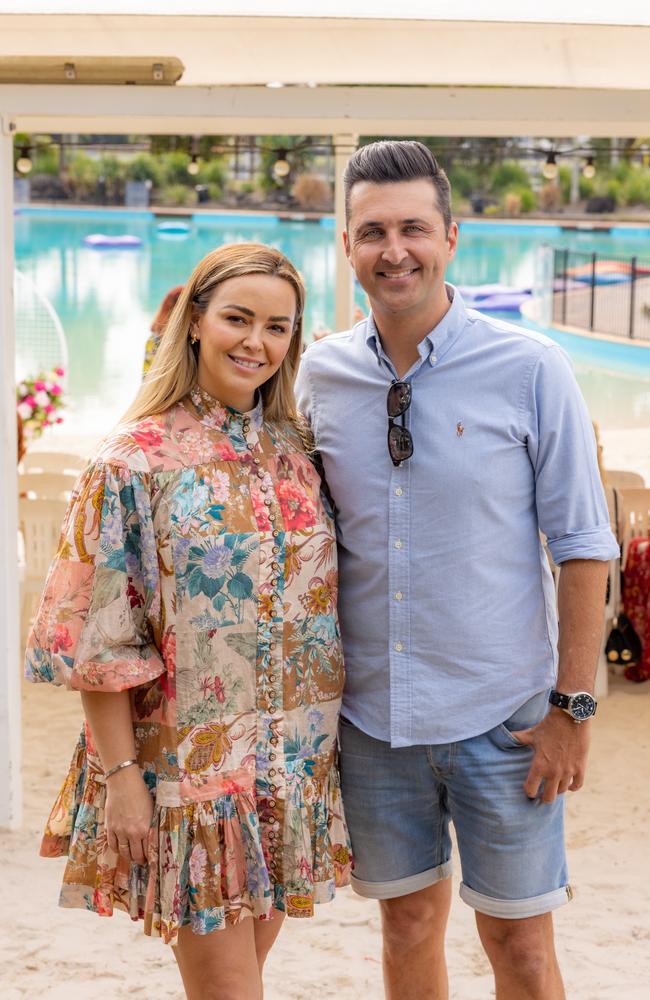 Influencer Becky Lamb and V8 Supercars Fabian Coulthard are engaged and live in Hope Island on the Gold Coast. Picture: Supplied.