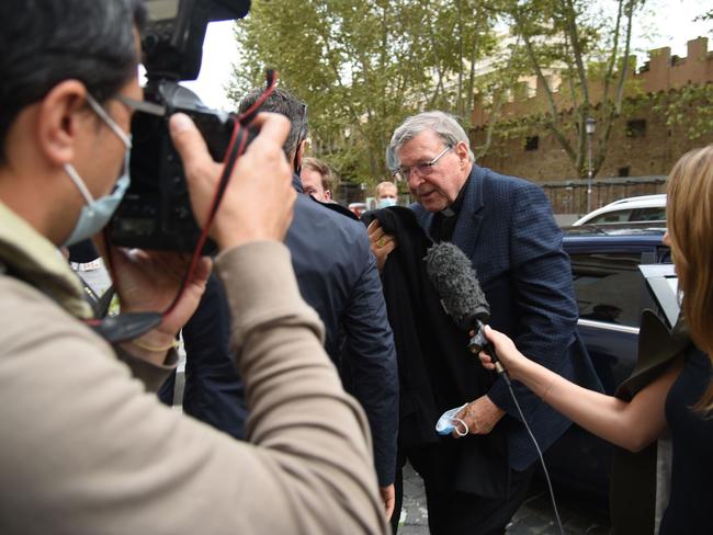 Fourteen media outlets breached court orders in the Cardinal’s case. Picture: Victor Sokolowicz