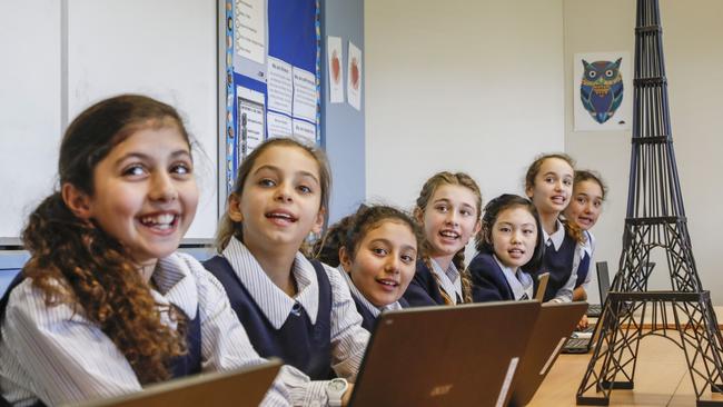 Students from Meriden School aced NAPLAN. Photo: Dallas Kilponen