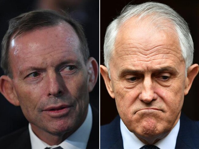 Abbott and Turnbull split picture.