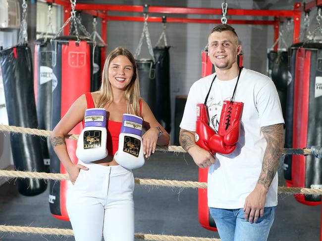 Olympic boxing hopefuls Jack Bowen and Taylah Robertson have forgone the chance to fight at the Tokyo Olympics to turn professional instead. Picture: AAP