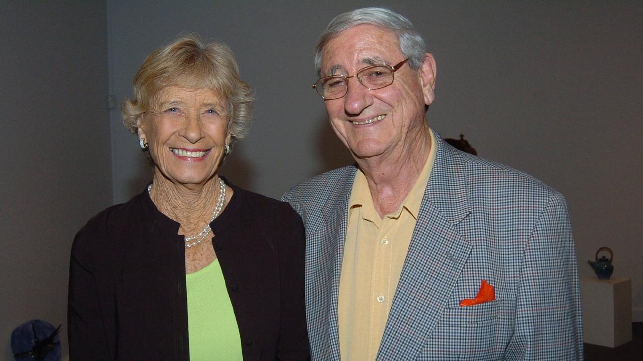 Betty and Graham Jackson at the Townsville Ceramic Awards held at the Perc Tucker Gallery in 2007.