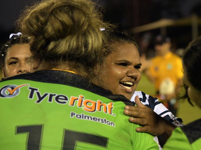 Darwin Brothers win the Womens NRLNT Grand Final 2022. Picture: (A)manda Parkinson