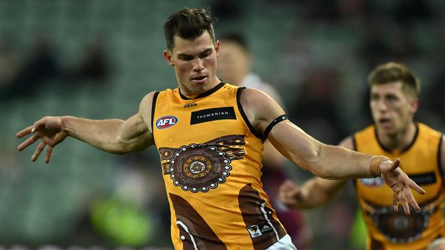 Jaeger O'Meara will play for a third AFL club next season. Picture: Getty Images