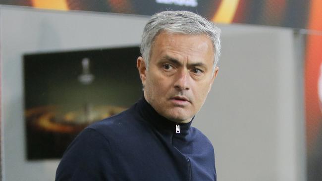 Manchester United's coach Jose Mourinho.