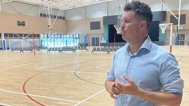 Coffs Harbour council's City Prosperity group leader Dan Heather. The $28m Wiigulga Sports Complex at Woolgoolga near Coffs Harbour. Picture: Chris Knight