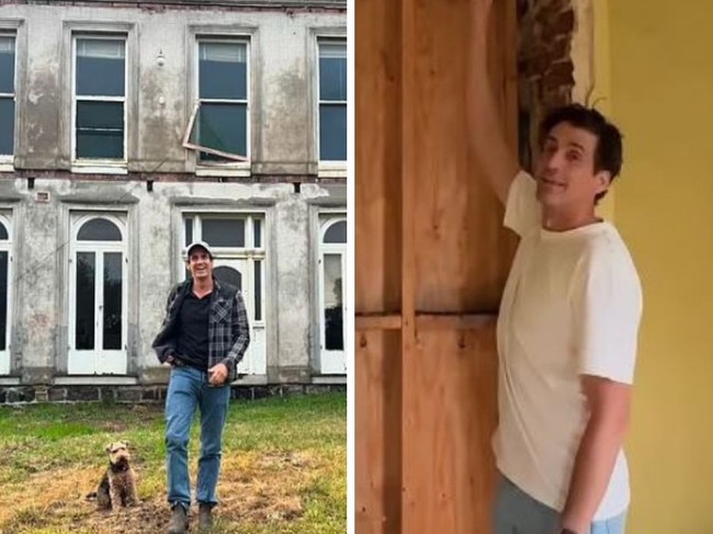 Andy Lee and his fiance are renovating the home. Picture: Instagram