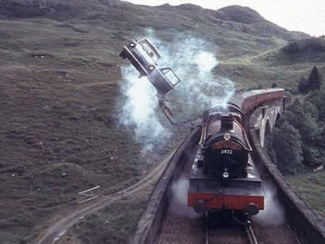 A scene featuring the Glenfinnan Viaduct in Harry Potter and the Chamber of Secrets.