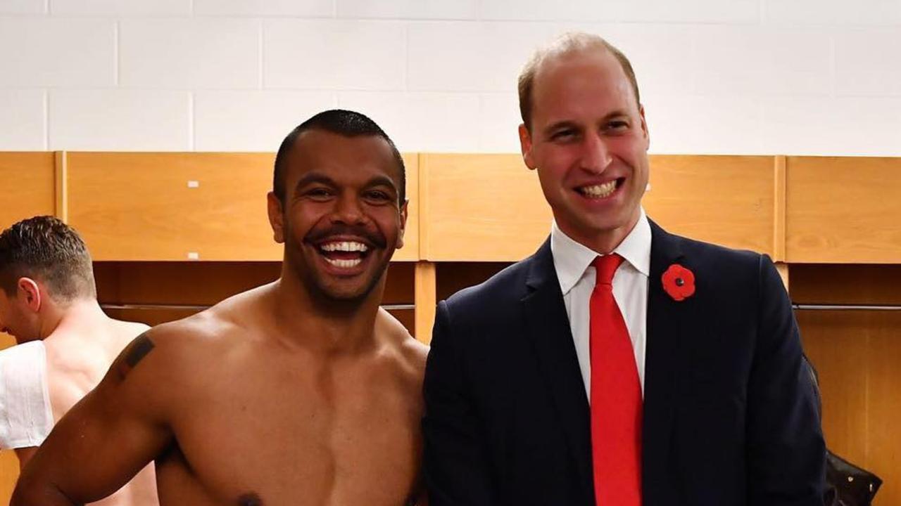 Kurtley Beale has made plenty of memories in his Wallabies career — hanging out with Prince William among them. Picture: Instagram