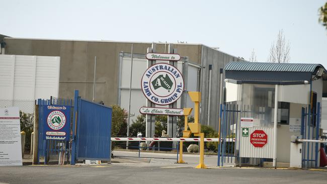 Australian Lamb Company in Colac. There has been a covid case confirmed at the Australian Lamb Company in Colac, and contact tracing in that community has now started. Picture: Alan Barber