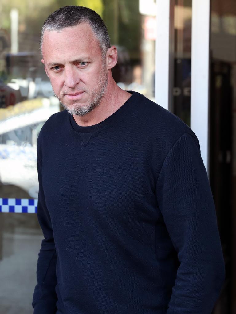 Mr Day was released from Waverley Police Station yesterday after being granted bail in court. Picture: Jonathan Ng