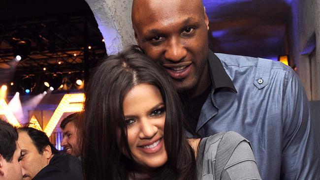 Khloe Kardashian (L) and Lamar Odom set to divorce. Picture: Getty