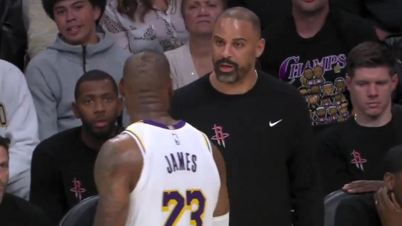Ime Udoka was ejected for this moment with LeBron James.