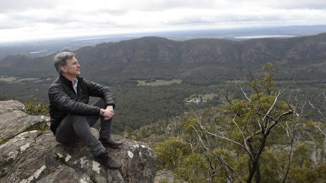 Grampians Tourism chief executive Will Flamsteed on the Grampians Peaks Trail. Picture: News Corp Australia