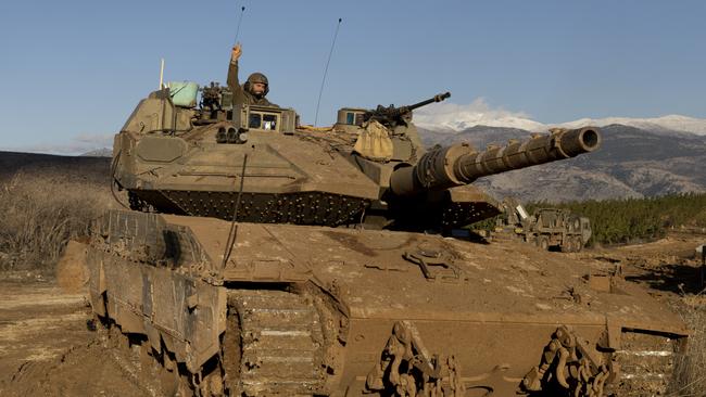 An Israeli soldier close to the Israel-Lebanon border. Picture: Amir Levy/Getty Images