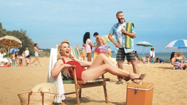 Kylie Minogue starred in the fateful ‘Matesong’ campaign. (Picture: Tourism Australia)