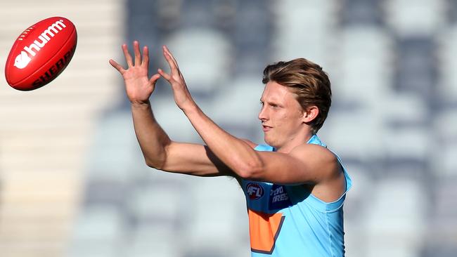 Lachie Whitfield was back in a big way against the Blues.