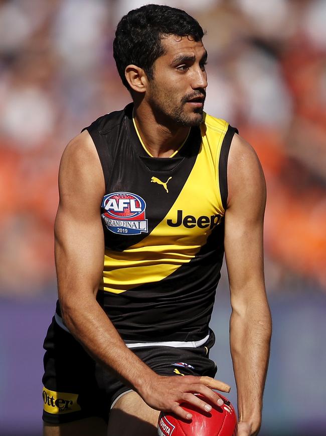 Marlion Pickett during the 2019 AFL grand final. Picture: AFL Photos via Getty Images