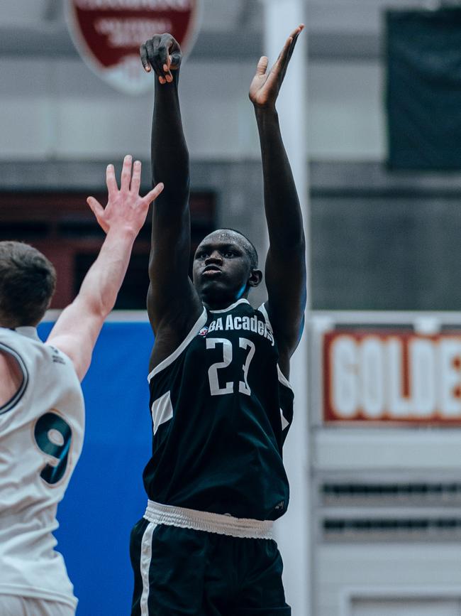 South Sudan’s Khaman Madit Maluach has a link to the NBL. Picture: NBA Academy