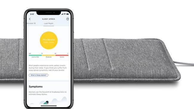 The Withings Sleep Analyser is approved in Australia for detecting sleep apnoea.