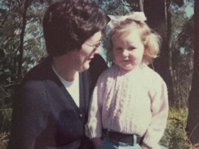 Liz Ellis aged 22-months with her mother Margaret. Picture: Supplied