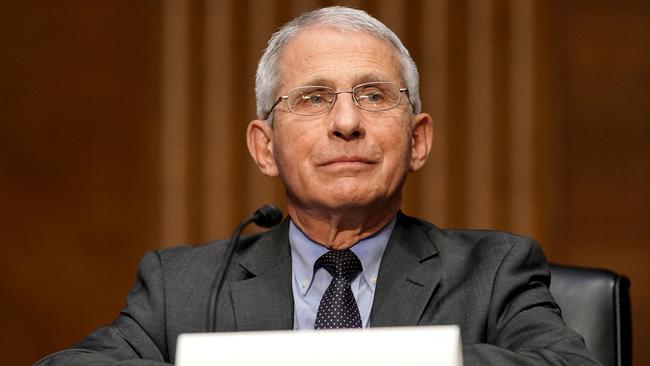 Anthony Fauci was an early AIDS alarmist, warning in 1983 that it could infect even children because of ‘the possibility that routine close contact, as within a family household, can spread the disease’. Picture: AFP