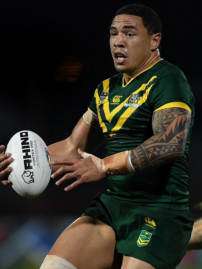 Tyson Frizell in action for Australia. Picture: Laurence Griffiths/Getty Images