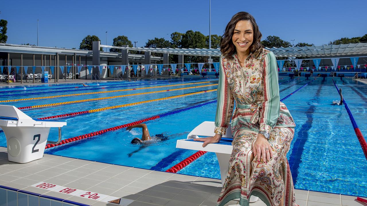 Former olympic swimmer Giaan Rooney. Picture: Jerad Williams