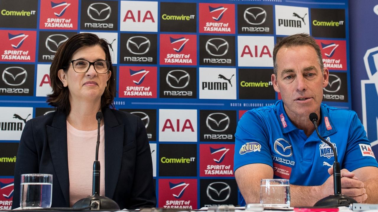 Sonja Hood’s biggest move was appointing Alastair Clarkson as coach. Photo by Darrian Traynor/Getty Images.