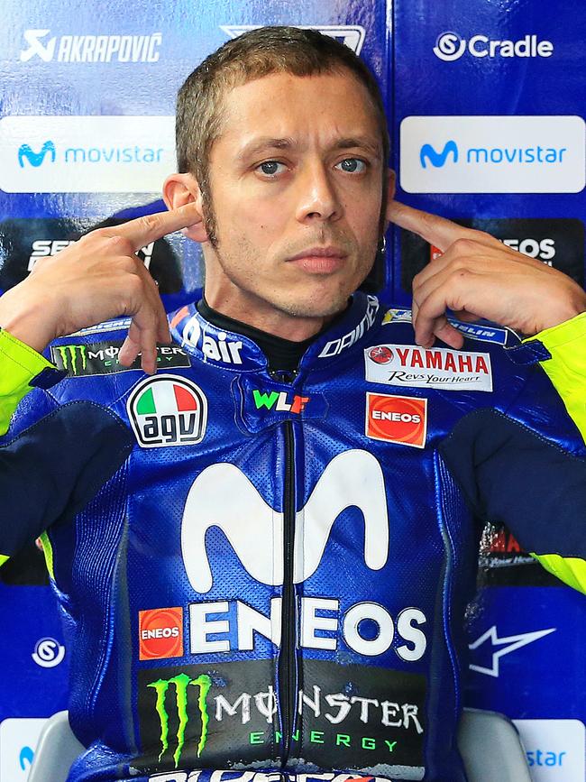 Valentino Rossi won’t hear of retirement. Picture: Mark Stewart