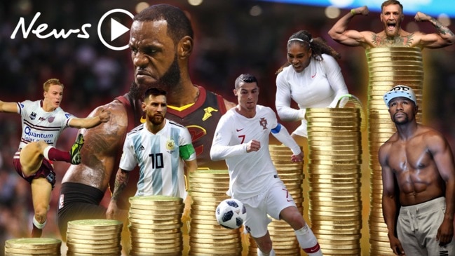 Top sports stars shocking salaries