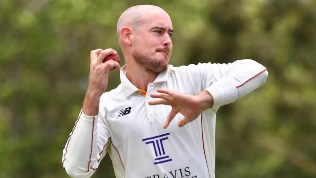 Sunny Coast bowler Mitchell Cook. Picture: John Gass