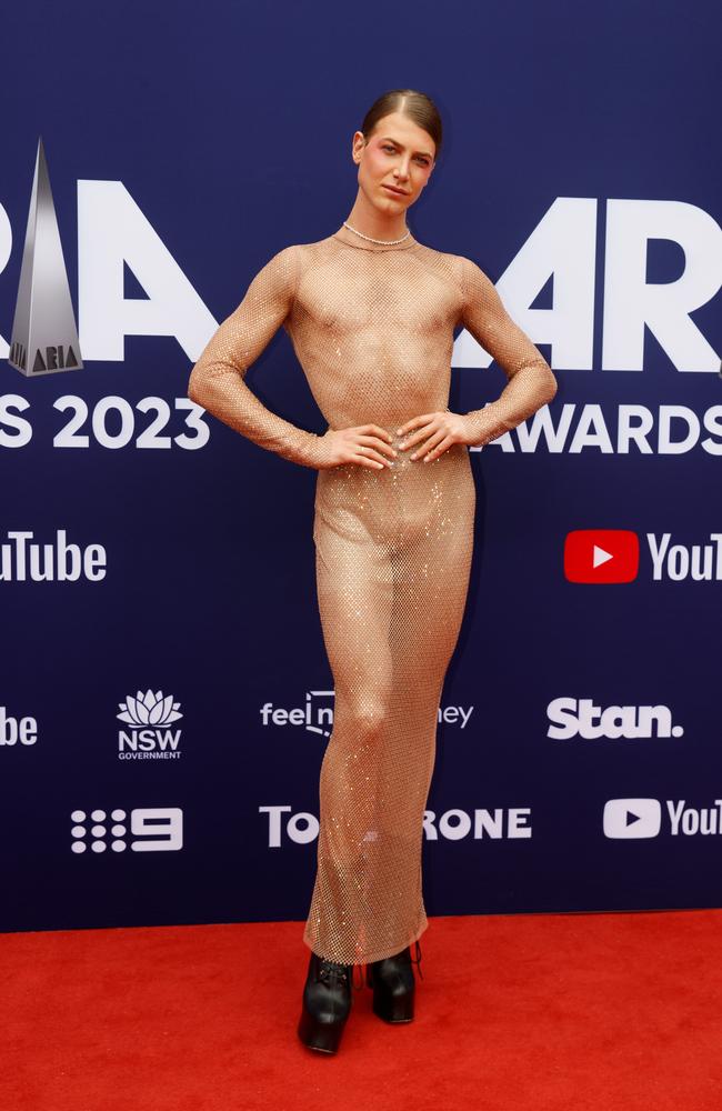 Wilkins at the 2023 ARIAs. Picture: NCA NewsWire / Nikki Short