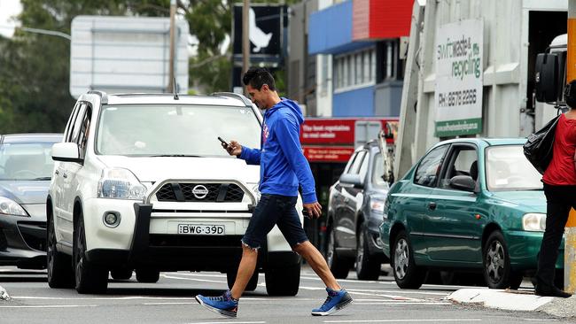 Mosman Council and the Roads and Maritime Services are urging pedestrians to look up while crossing the road.