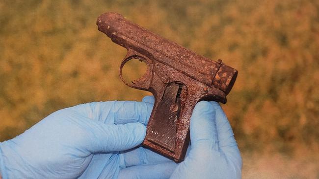 The 100 year old JP Sauer &amp; Sohn self-loading pistol.