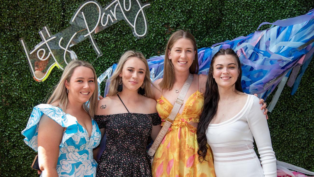 Mikayla, Newton (left), Ava Kedzlie, Sian Veivers and Tamara Fletcher.