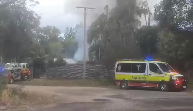 Lake Macdonald shed fire