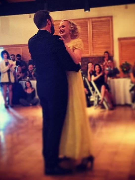 First dance as husband and wife.