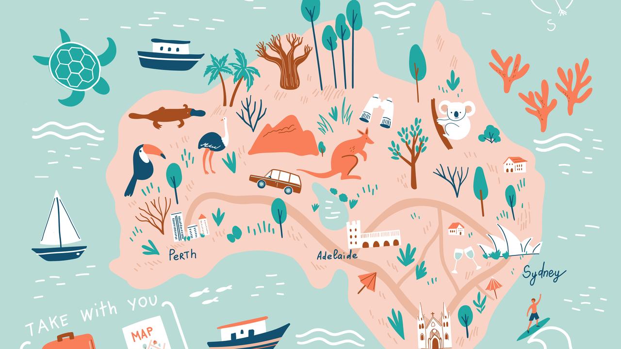 Australia — so many places to visit, maybe stay. Illustration: iStock.