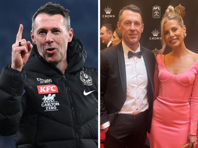 Collingwood coach reveals baby joy