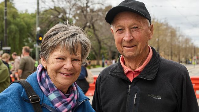 At Parliament House in North Terrace, people witnessed the proclamation of King Charles III. Picture: Matt Loxton