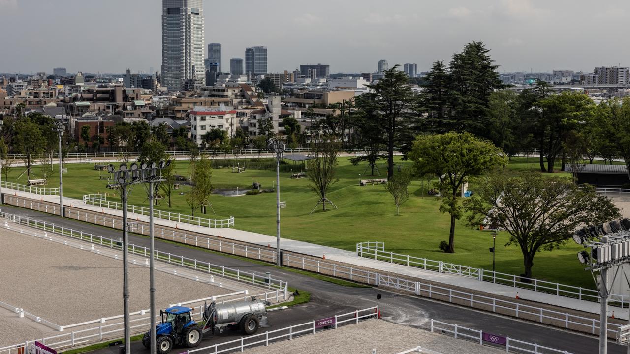 A part of Tokyo Olympics Equestrian Park, which will function without spectators in an attempt to avoid the spread of coronavirus. Picture: Getty Images