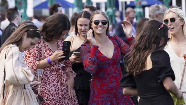 Crowds gather for the Everest race day at Royal Randwick Racecourse in Sydney. Picture: Brook Mitchell